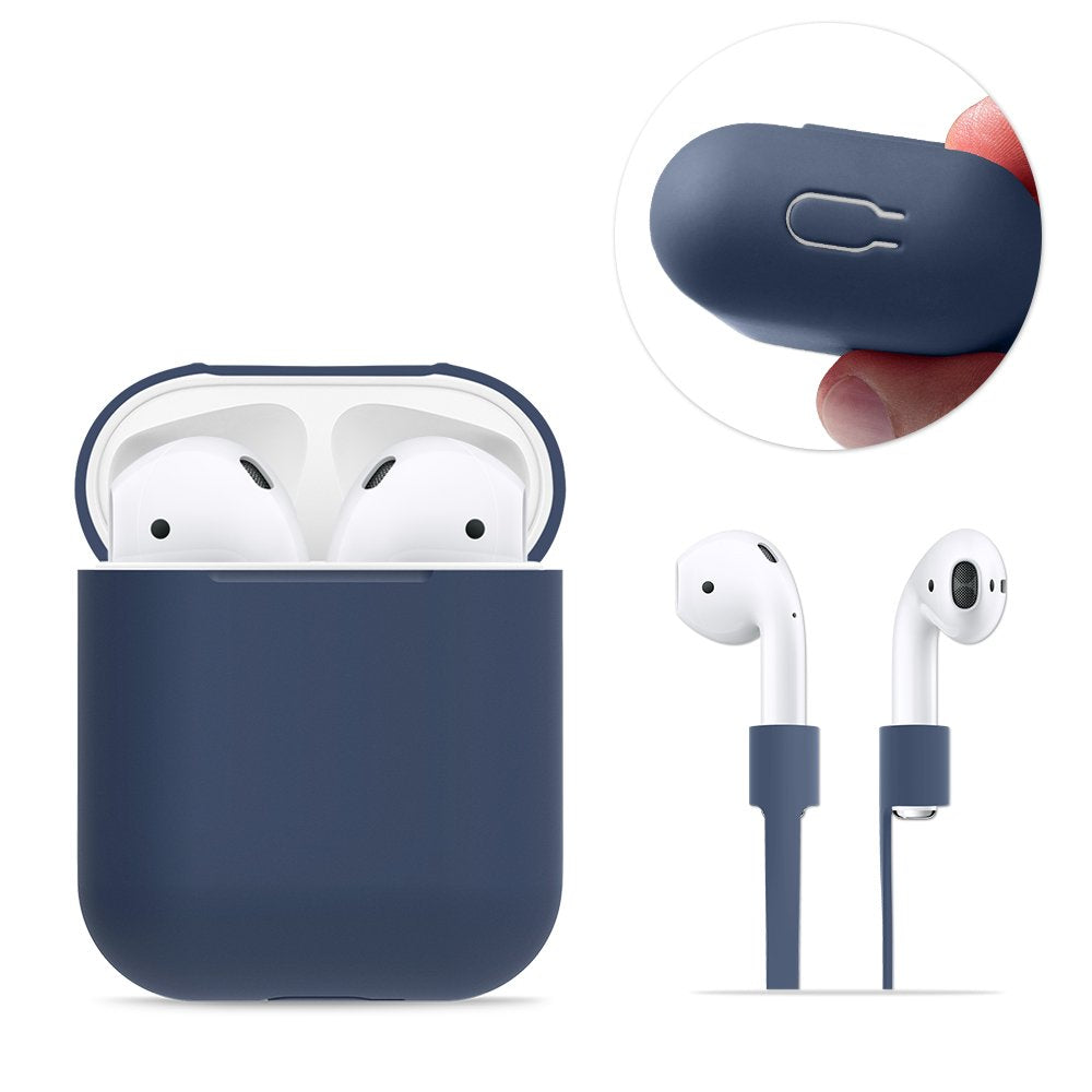 Funda protectora AirPods, FRTMA AirPods Funda de silicona
