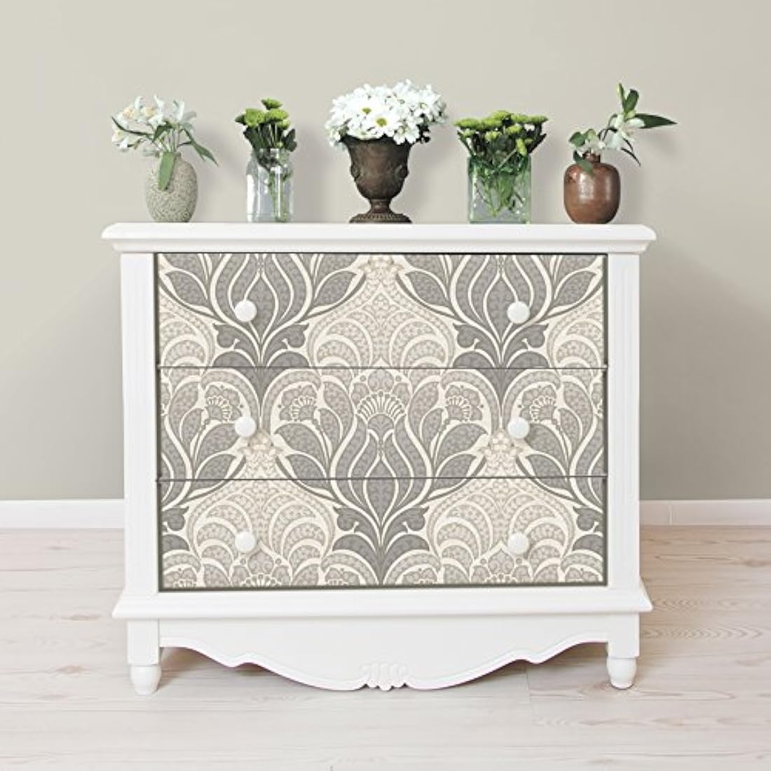 Papel Tapis Carisma Peel and Stick Papel pintado, Gris