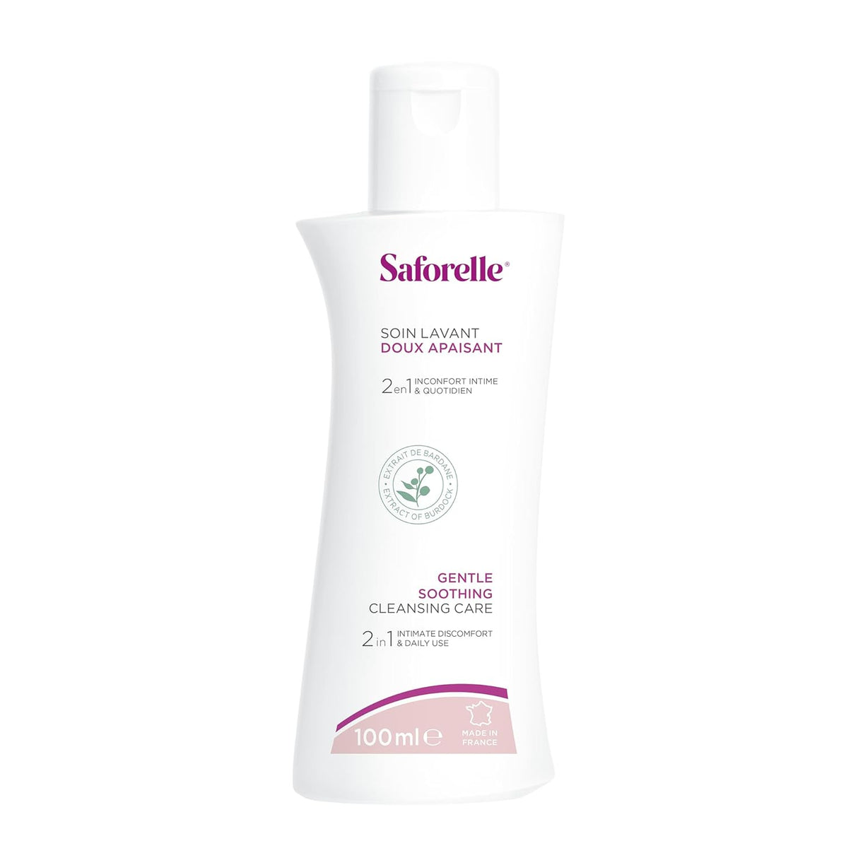 Cuidado Limpiador Suave Saforelle 100ml, Ideal para Piel Sensible