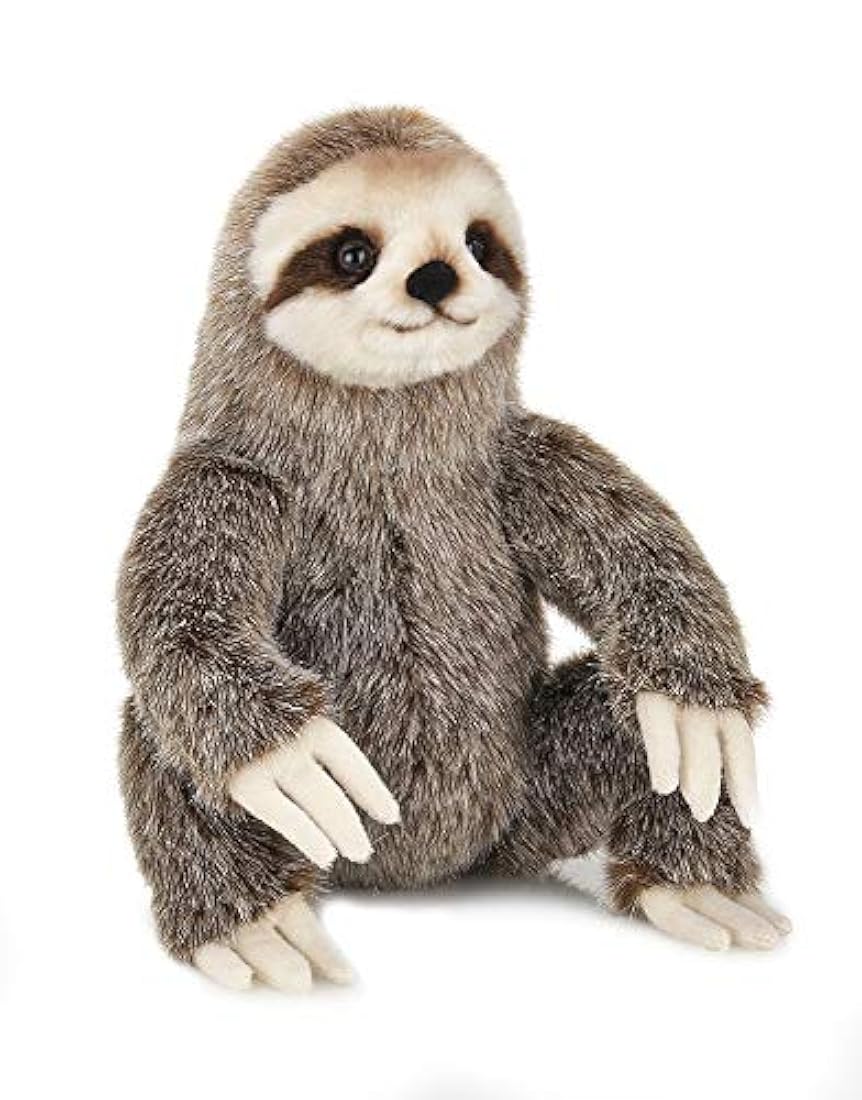 Peluche con tres dedos de perezoso con tres dedos (10.0 in)