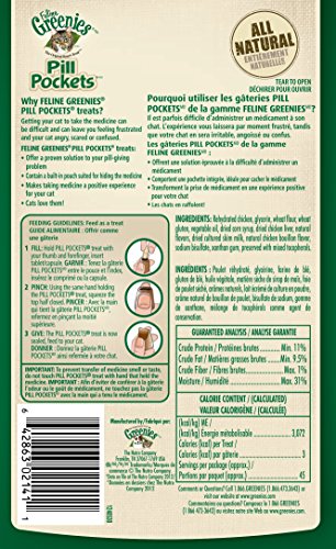 FELINE GREENIES PILL BOLSILLOS Golosinas para gatos