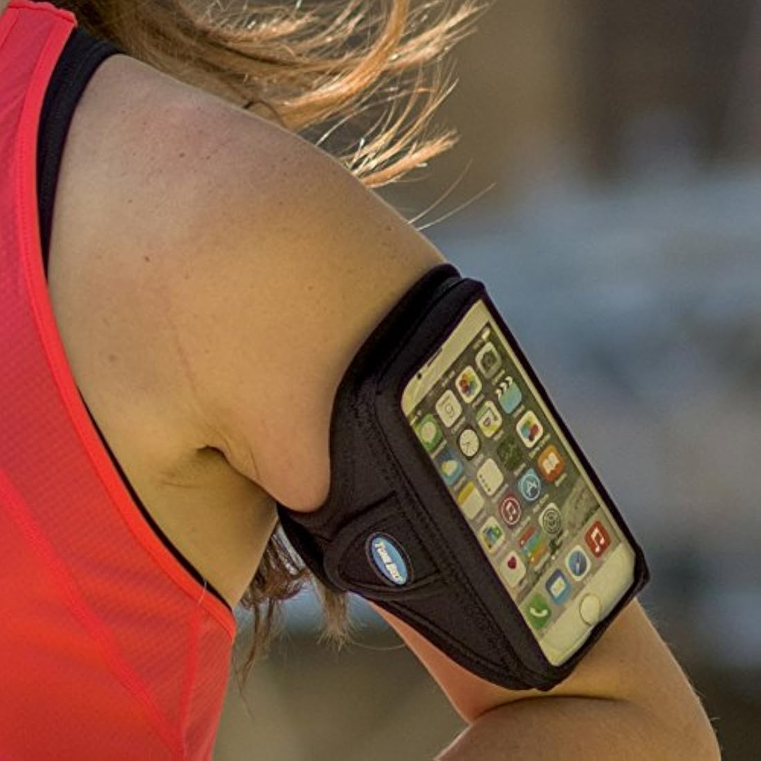 Brazalete con funda grande para correr y trabajar fuera