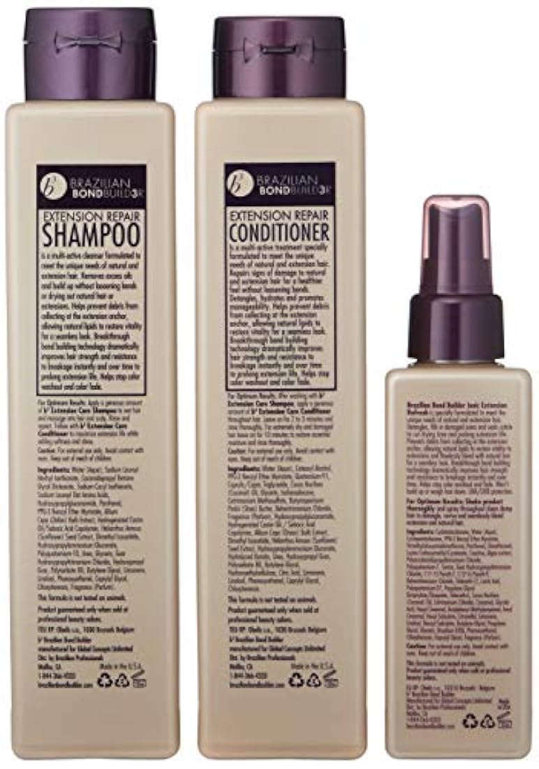 brasileño Bondbuilder Extensión Champú Acondicionador