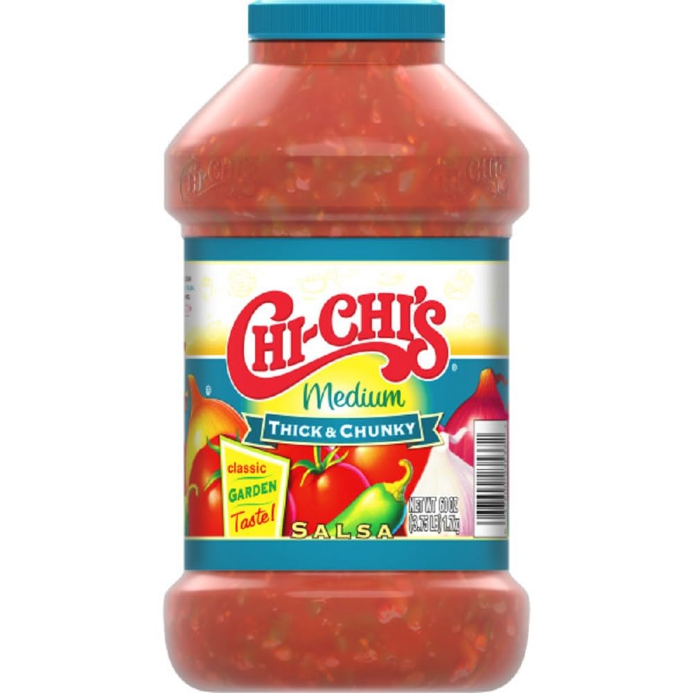 Salsa Chunky Media CHI-CHI'S 60 oz, Sabor Auténtico y Fresco