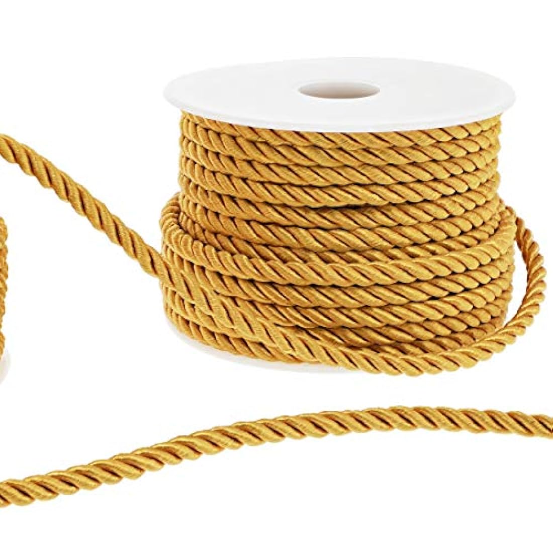 Cuerda trenzada de nailon para cordel de 18 yardas oro