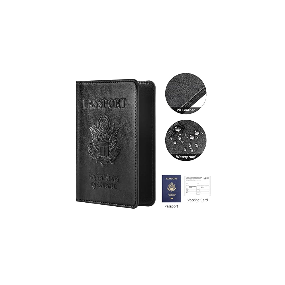 Porta Documentos y Tarjetas para pasaporte con ranura rojo