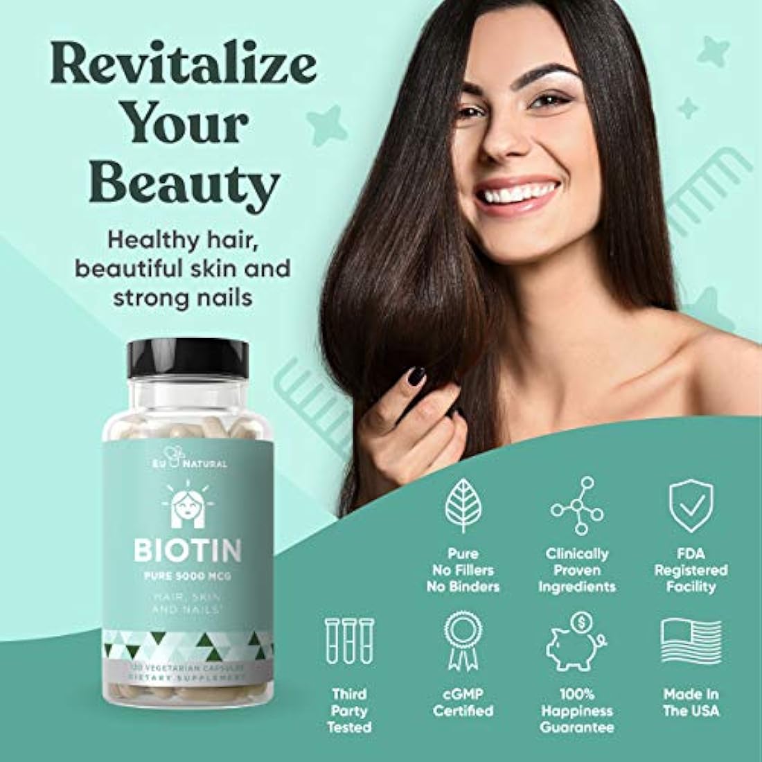 120 cápsulas blandas vegetarianas cabello, piel y uñas