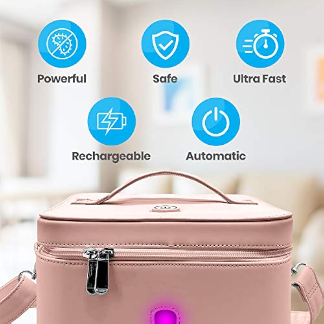 Bolsa germicida de luz ultravioleta SERENELIFE SLUVDISB50