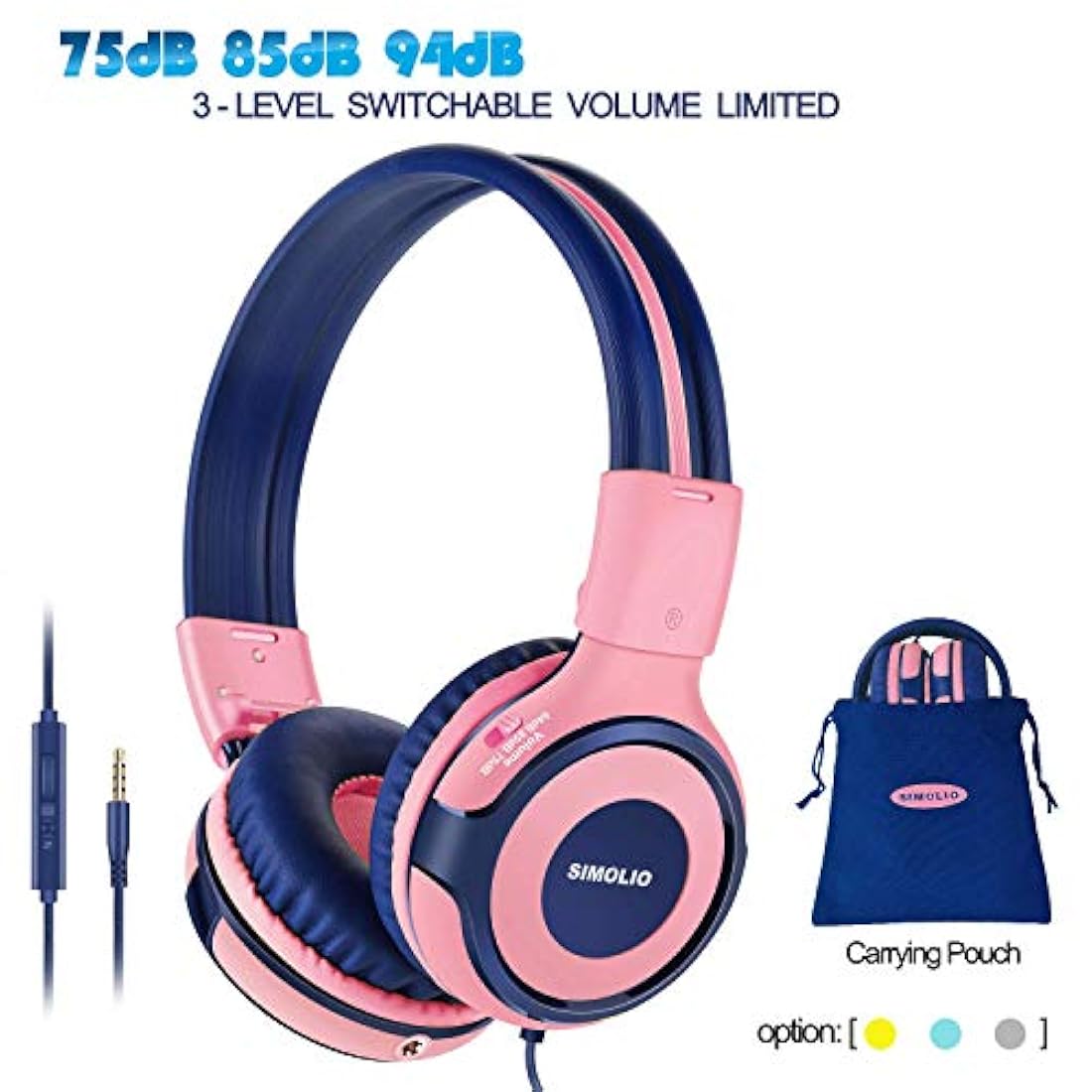 Auriculares portátiles para niños con protección auditiva