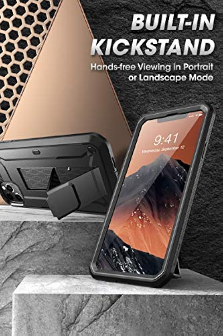 SUPCASE Unicorn Beetle Pro- Carcasa para iPhone Negro