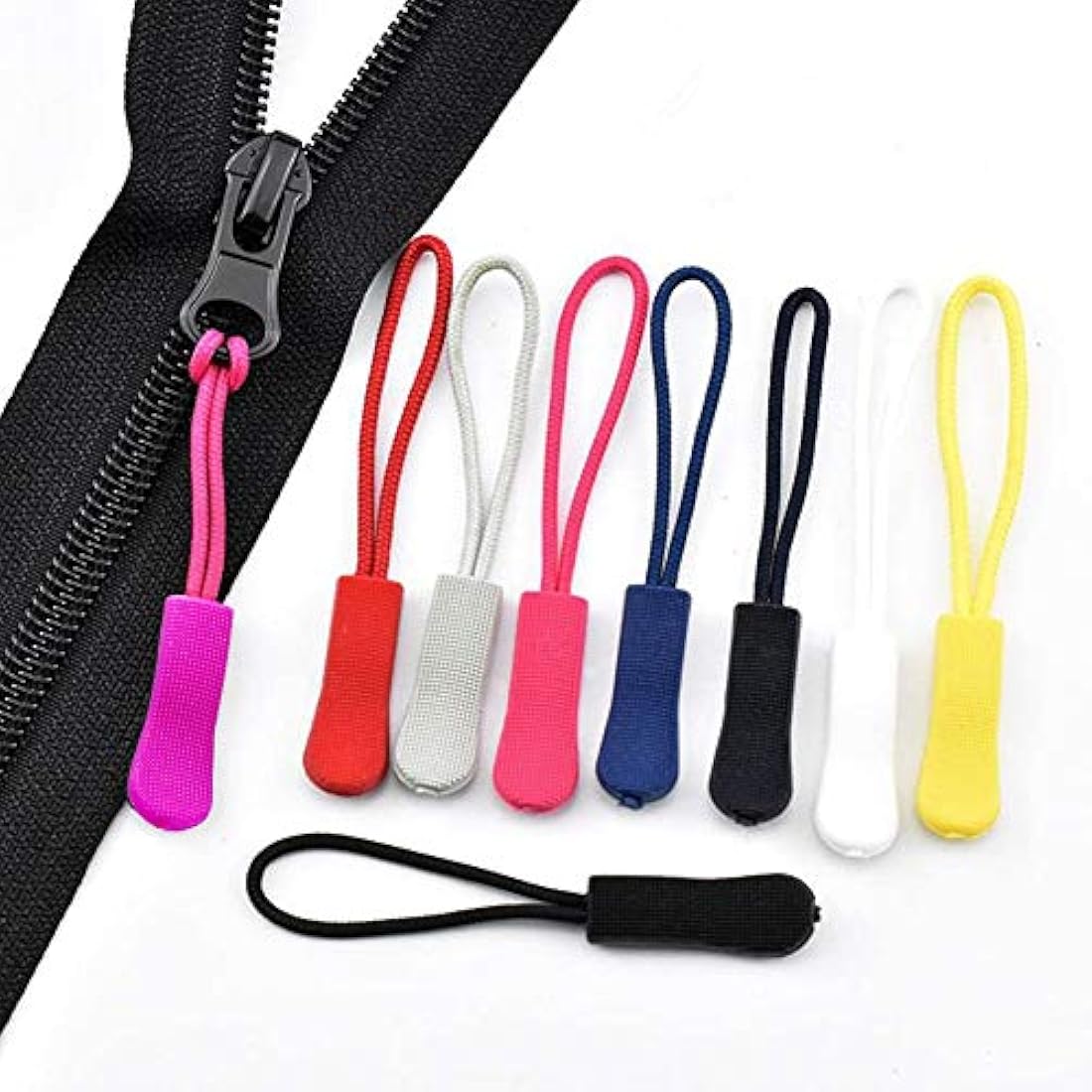 Tiradores de cremallera para mochila, equipaje, 10 unidades