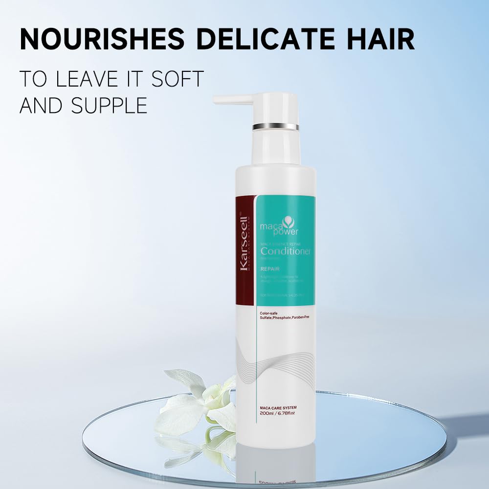 Acondicionador Reparación Aceite Argán Colágeno para Cabello