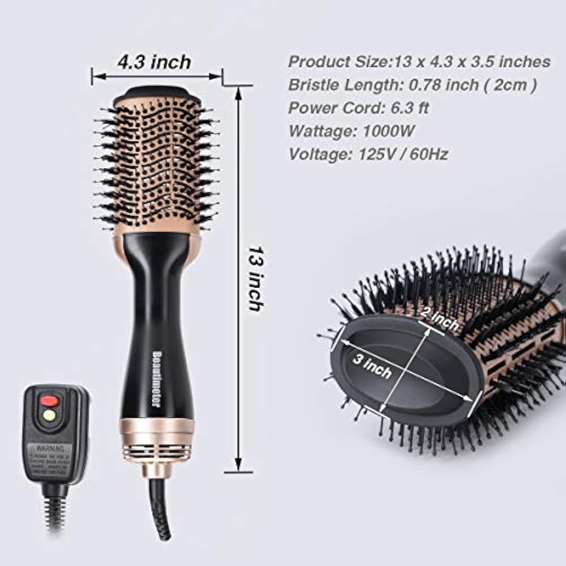 Cepillo de aire caliente Beautimeter