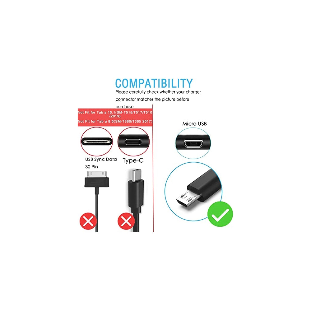 Cargadores de pared micro USB para Samsung Galaxy Tab
