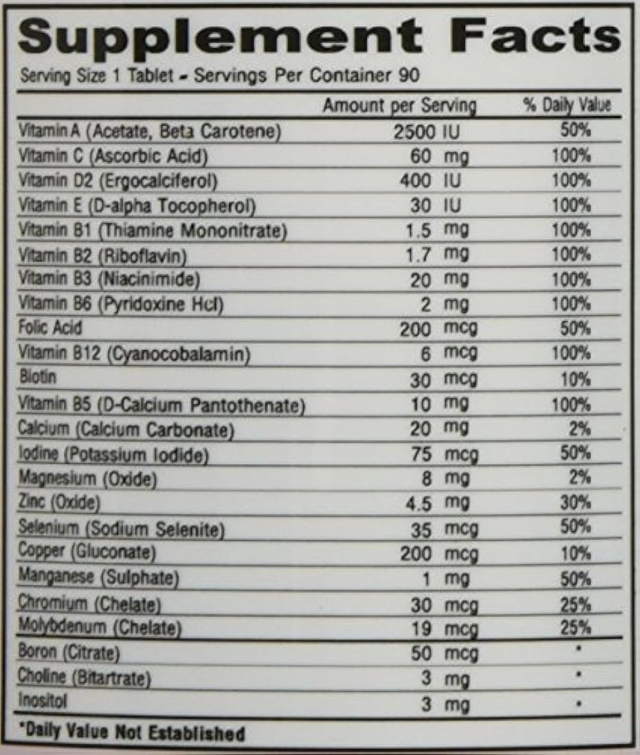 Deva Nutrition Tabletas multivitamínicas veganas pequeñas, sin hierro, 90 unidades