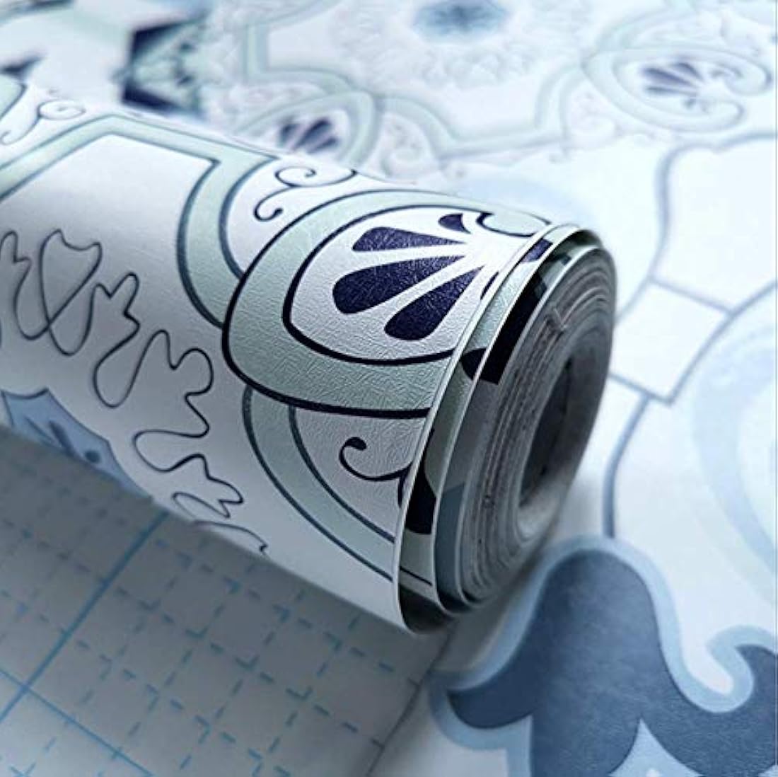 Papel pintado para azulejos de baño, diseño de mosaico