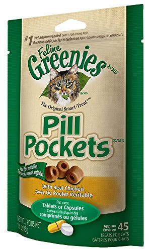 FELINE GREENIES PILL BOLSILLOS Golosinas para gatos