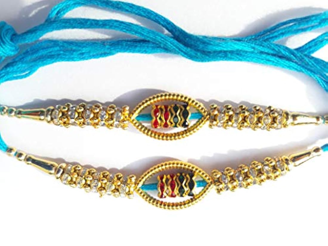 Pulsera multicolor con diamantes y cuentas doradas.