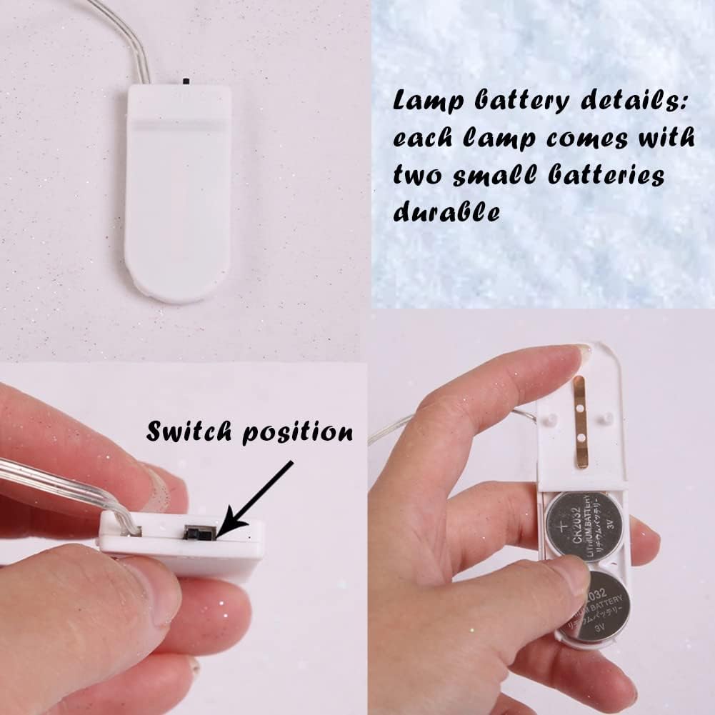 Árbol de Navidad Mini Ochine con Luces LED y Base de Madera