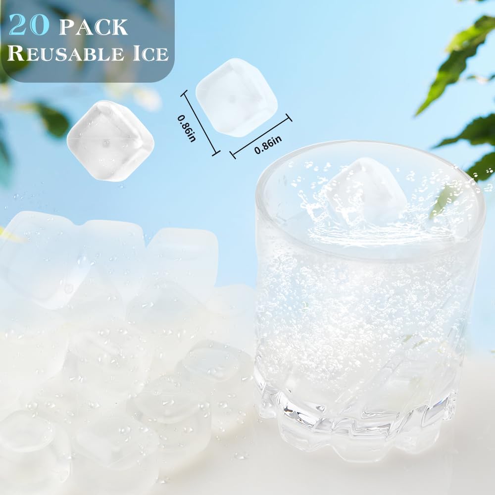Cubos de Hielo Reutilizables, Plásticos, No Diluyentes