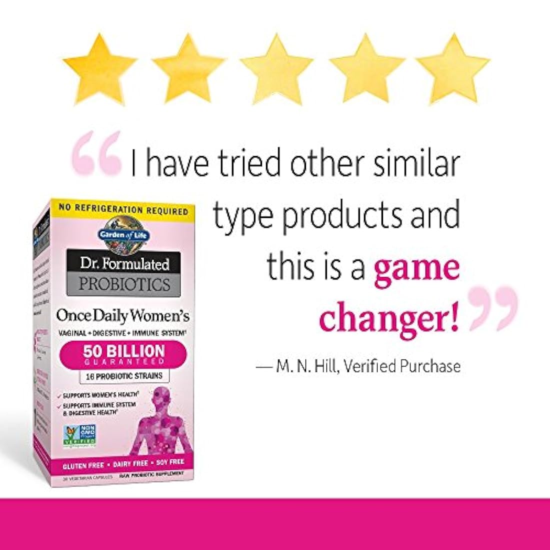 Probiotico Jardín de vida / suplemento para mujeres 30 tab