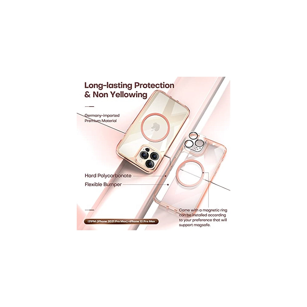 Fundas y Estuches para iPhone 13 Pro Max Rosa Dorado