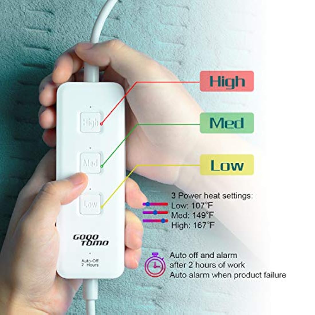 Calefacción Pad Tecnología de Calefacción Rápida
