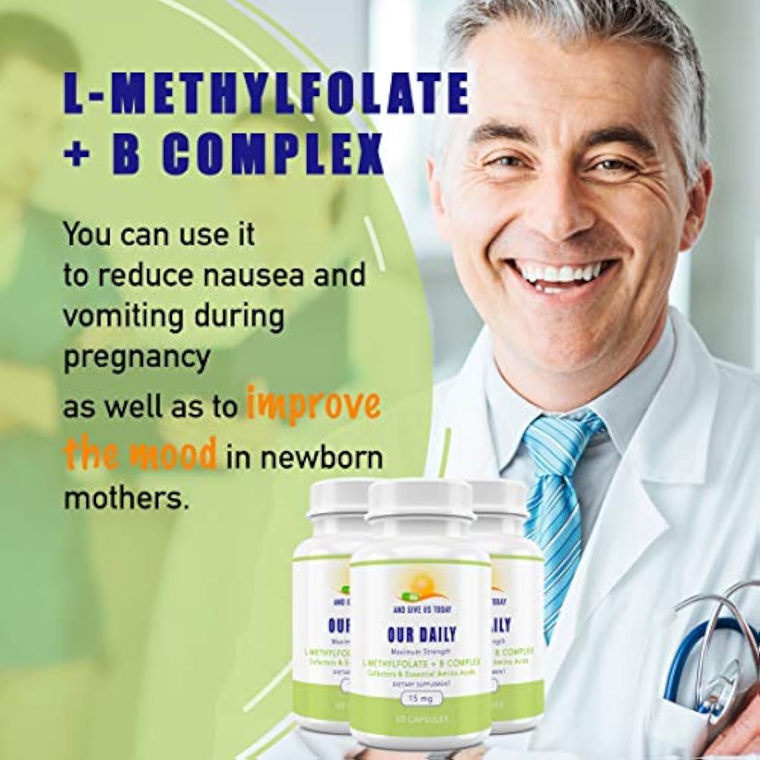 Suplemento multivitaminico de 60 unidades