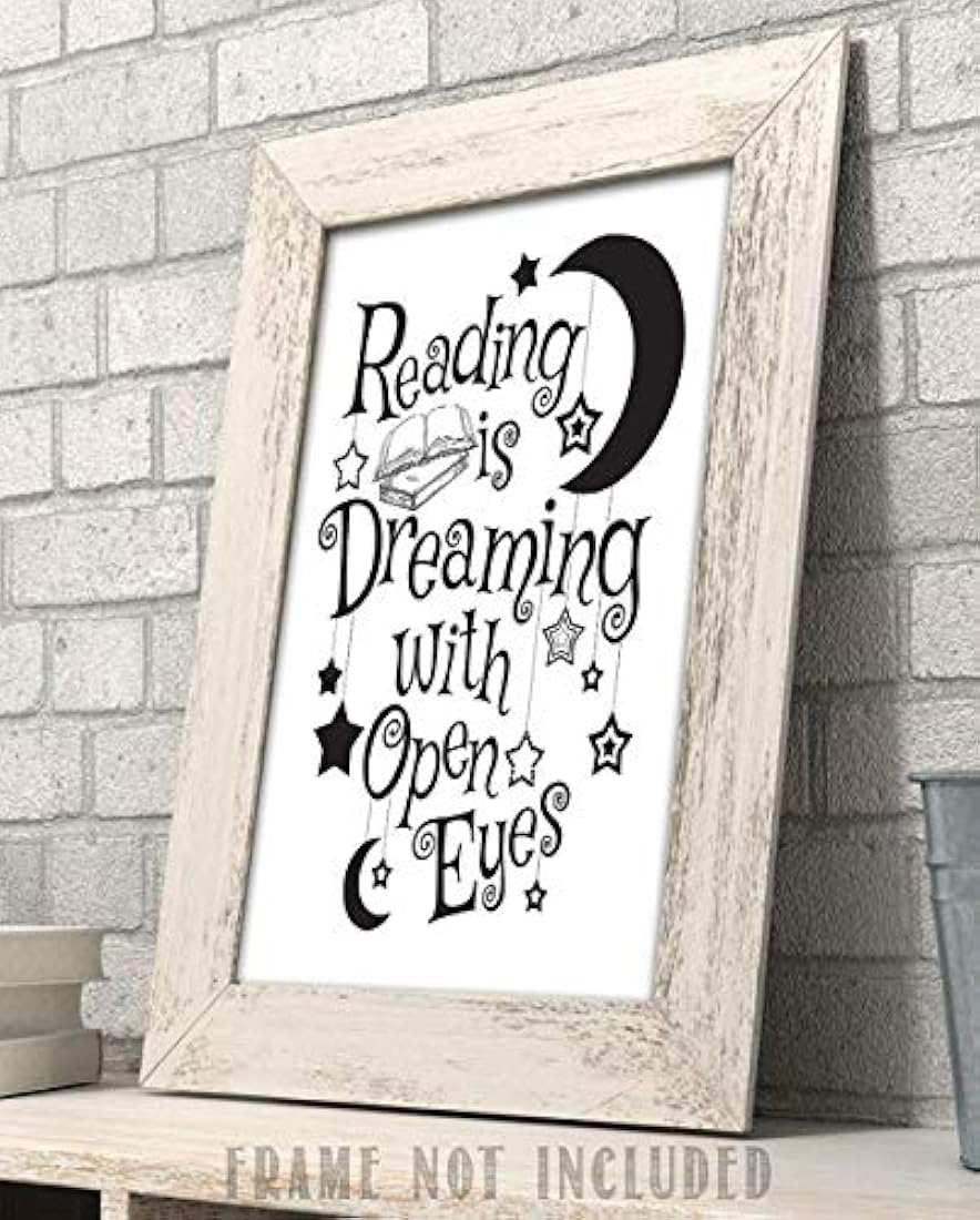 Leer es soñar con los ojos abiertos Lámina sin marco 11x14
