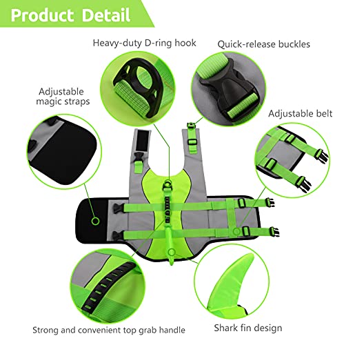 ASENKU Chaleco salvavidas para perros pequeños