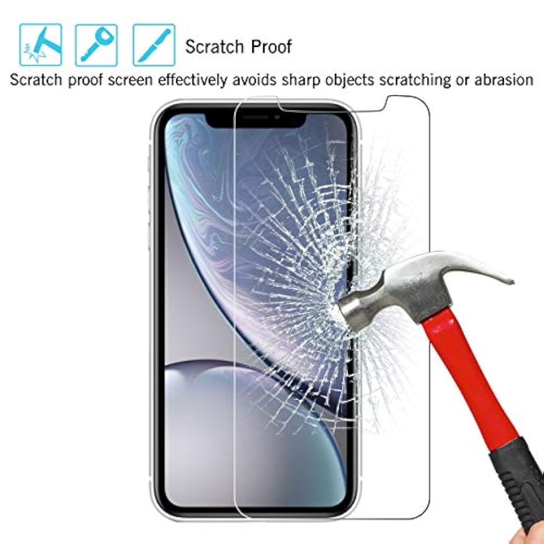 Protector de pantalla de vidrio Ailun para iPhone 11