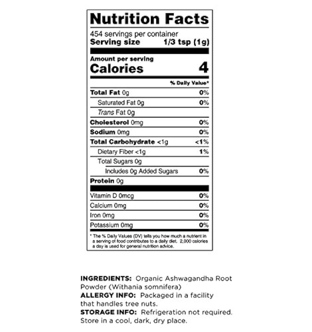 polvo de raíz Ashwagandha 1