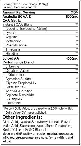 Suplemento alimenticio de aminoácidos instantáneo
