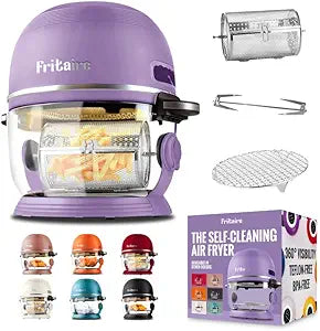 Freidora de Aire No Tóxica 5Qt, Autolimpiante, 6 en 1