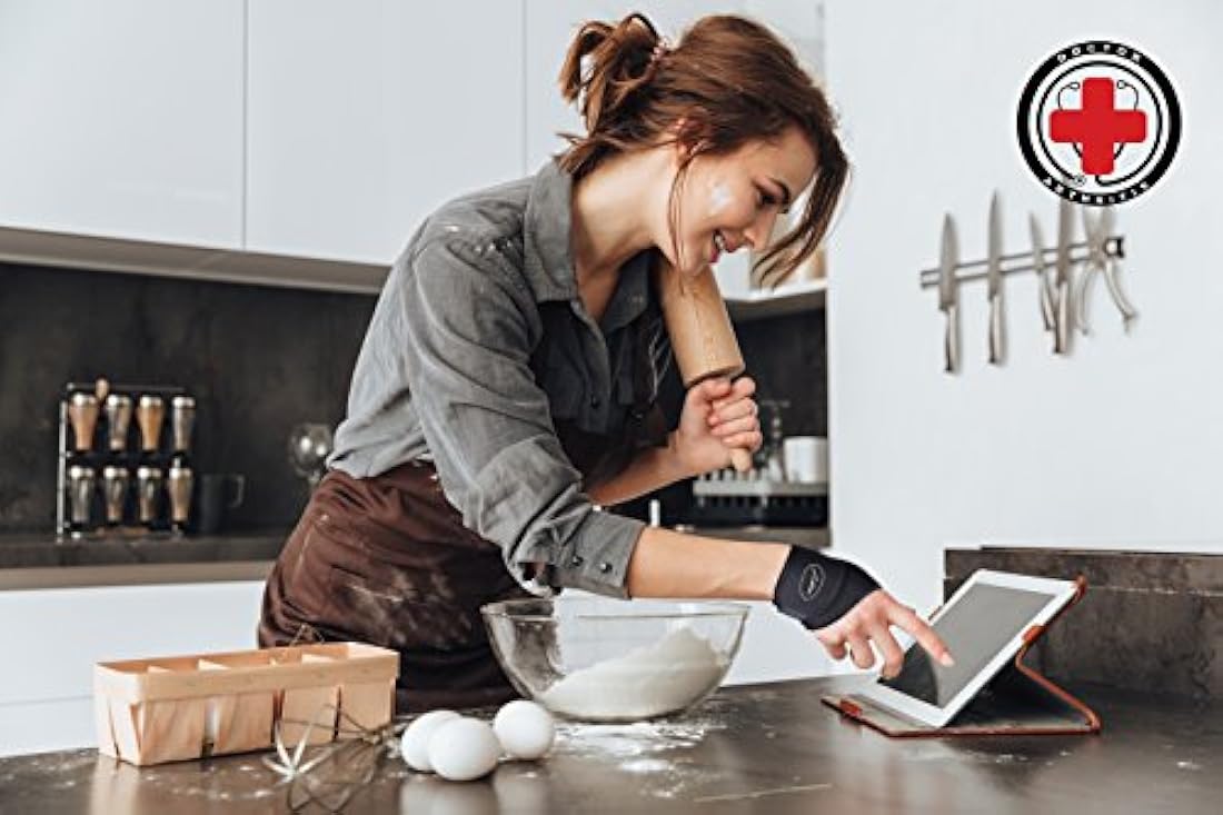 Muñequera forrada de cobre