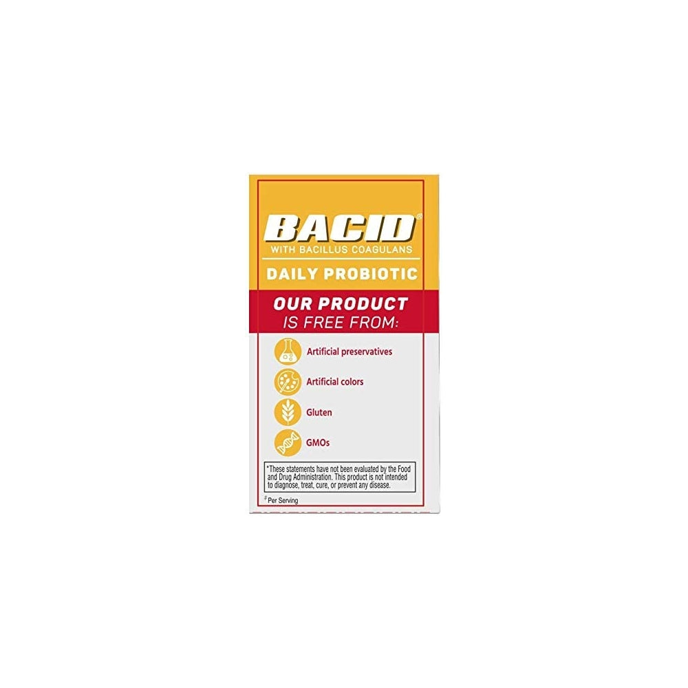 Suplemento Probiótico diario con Bacillus Coagulans 100 und