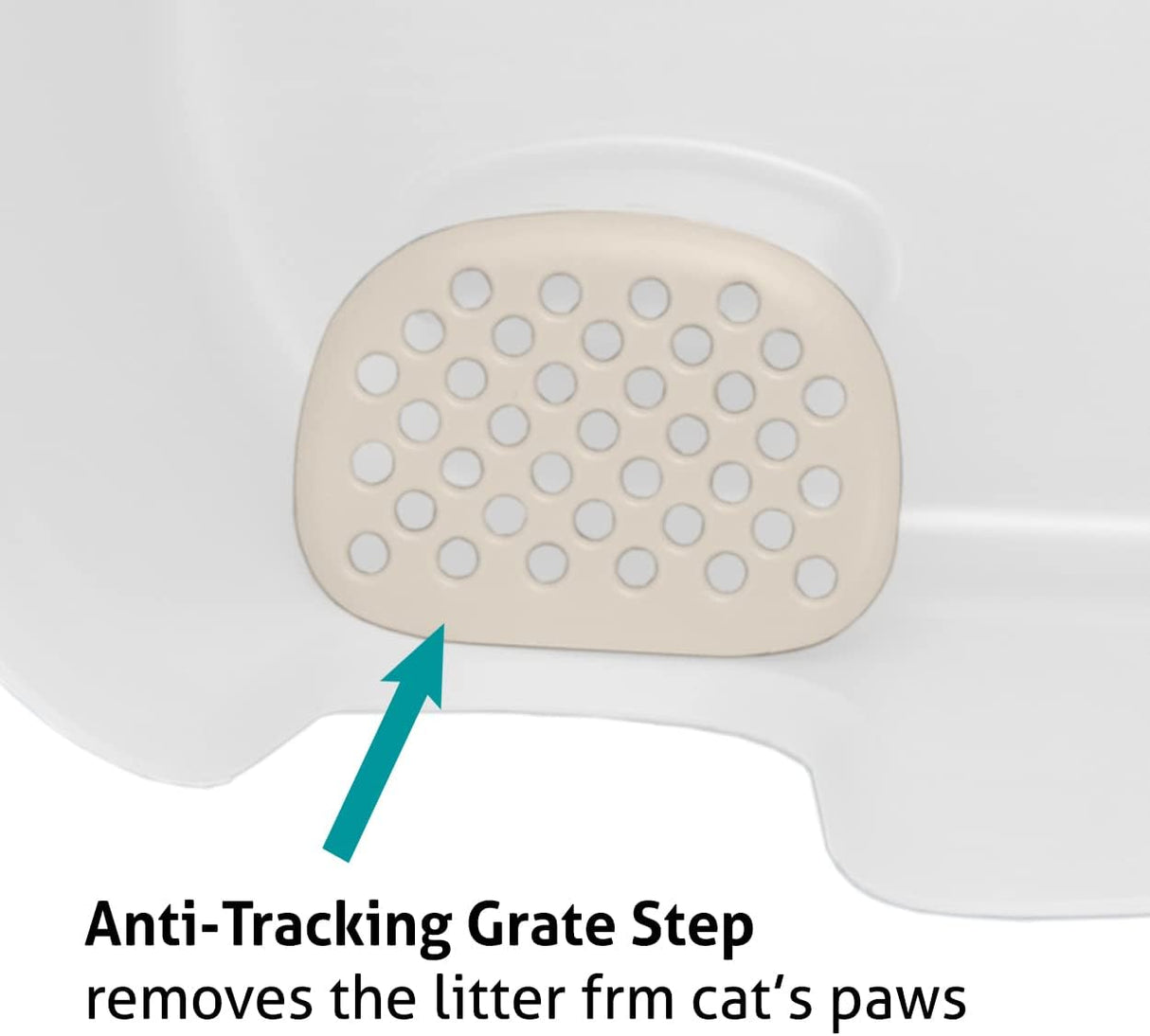 Caja de arena para gatos de pared alta XL Richell PAW TRAX
