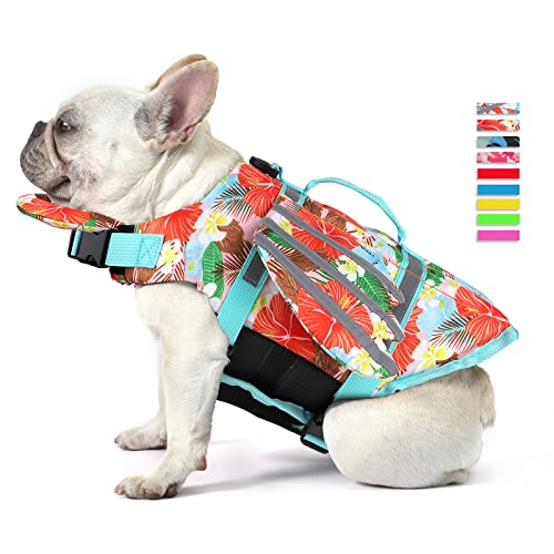 Petglad Chaleco salvavidas para perros con flotador