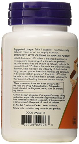 Flora intestinal saludable 25 millones probiotic Now Foods