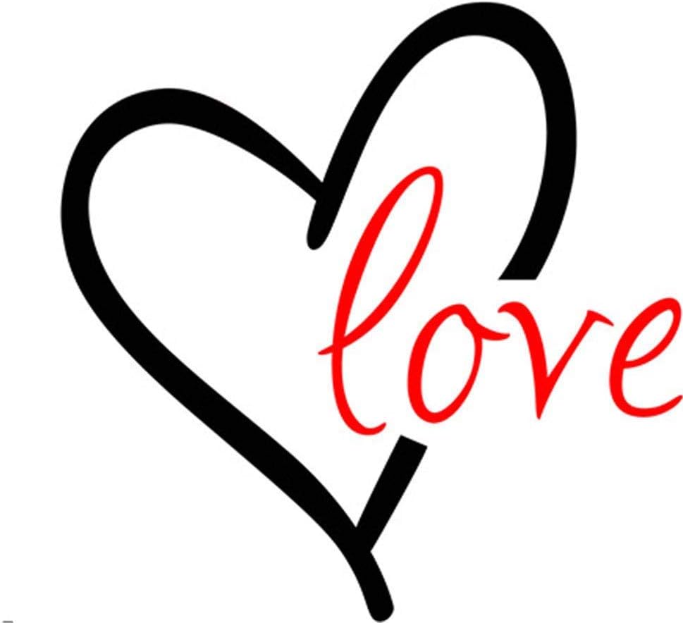 Vinilo decorativo BIBITIME corazón rojo para habitación infantil