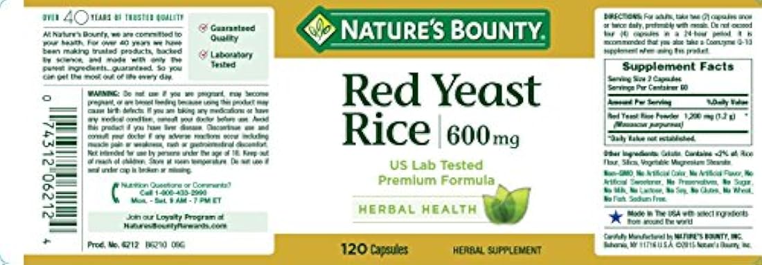 Levadura de arroz rojo, 0.02 oz, AUS-364, 1, 1