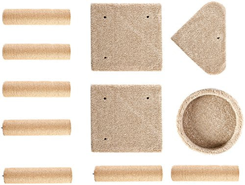 Árbol de gatos con postes rascadores