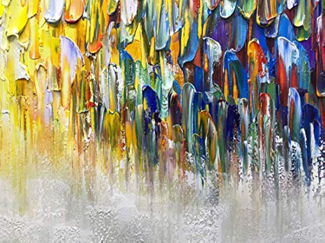 pintado a mano sobre lienzo, arte contemporáneo