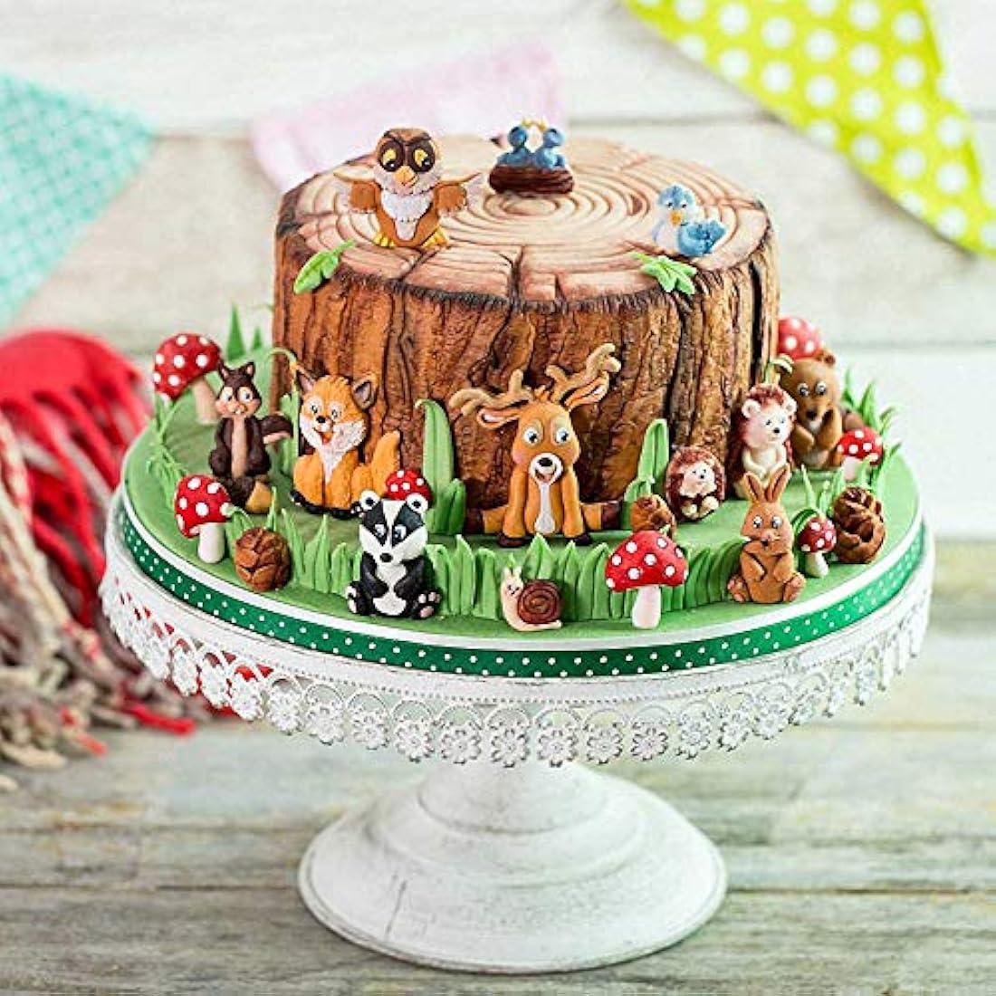 Fewo - moldes de silicona para hornear zoologico