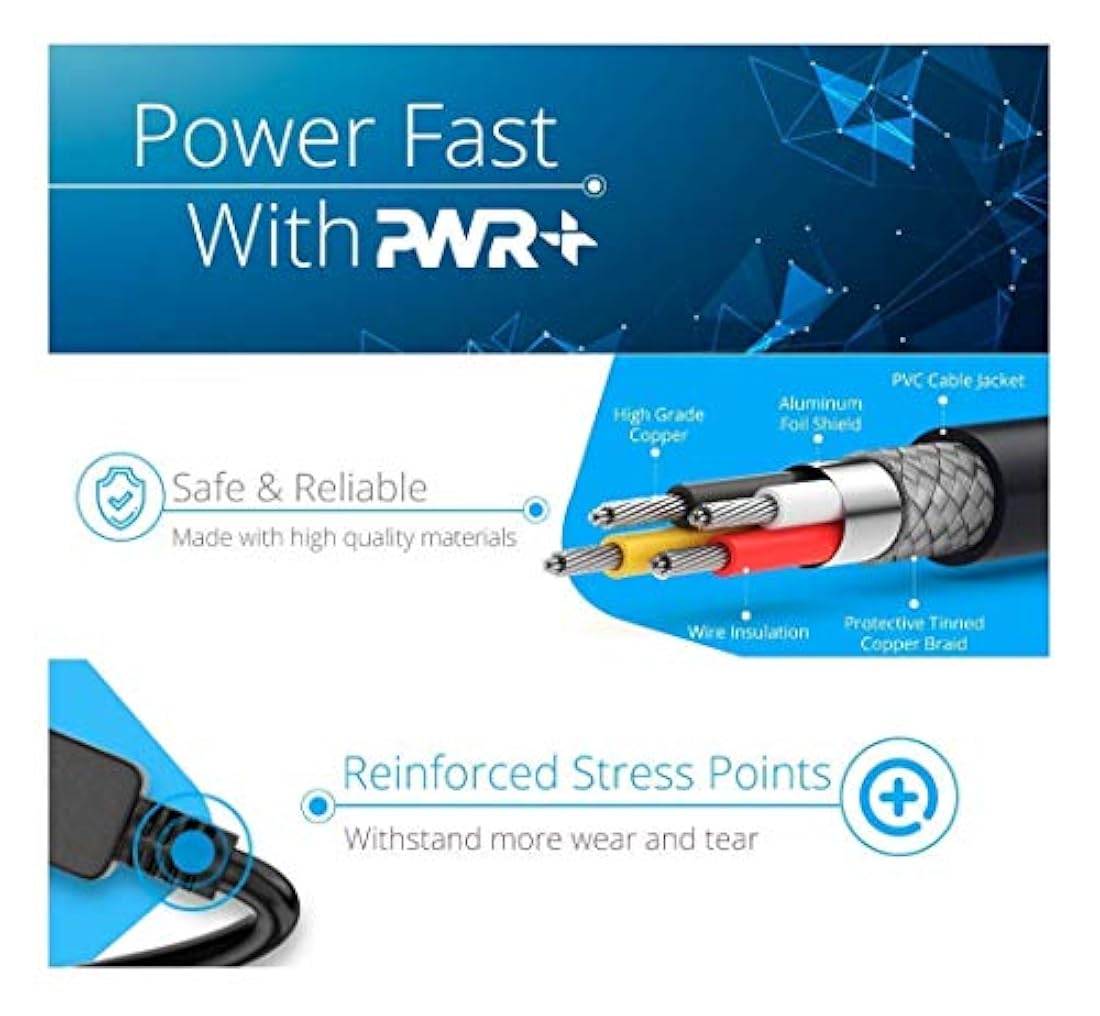 Pwr 3Ft 2 Prong Polarized-Power-Cord para Bose-Companion 3