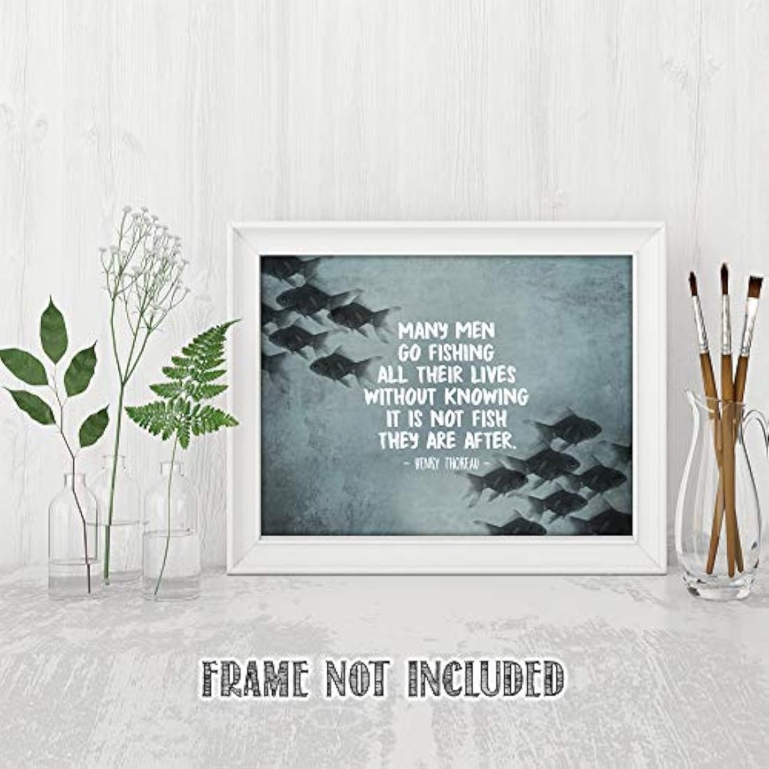 Arte inspirador de la pared impresión sin marco de 11 x 14