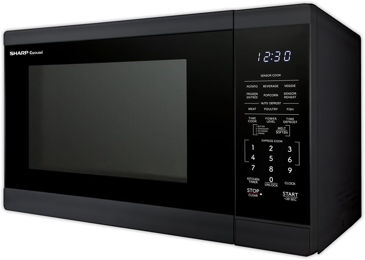 Horno Microondas Sharp SMC1461KB, 1.4 CuFt, 1100W, 12.4