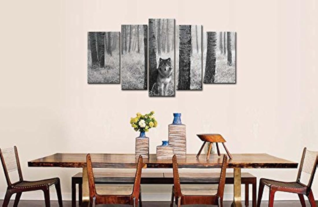 Cuadro de pintura en 5 paneles, marca So Crazy Art,