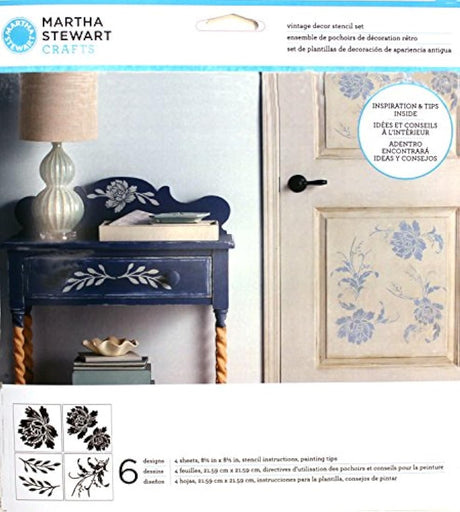 Martha Stewart Crafts – Vintage Decoración Stencil