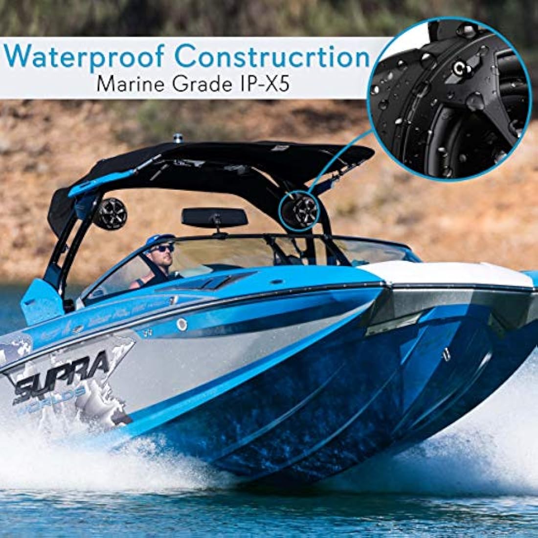 Parlantes todoterreno de 2 vías PYLE PLUTV41BK